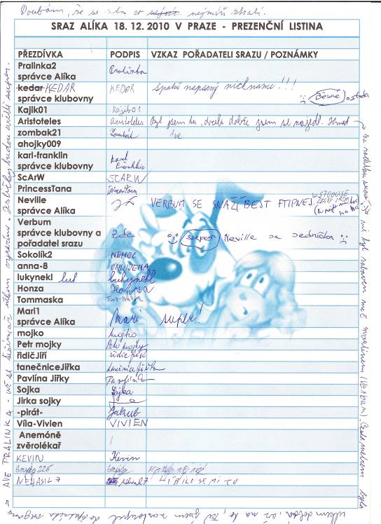 46. Prezenční listina
