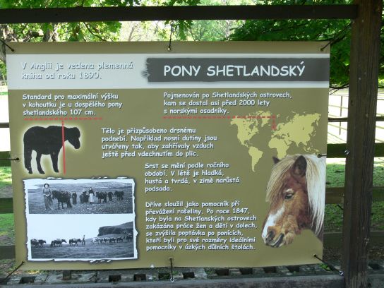 32. Informační tabulka poníka
