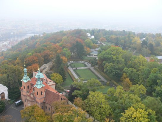 22. Výhled z petřínské rozhledny
