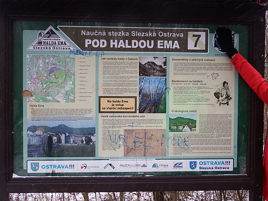 20. Informační tabule o haldě Ema
