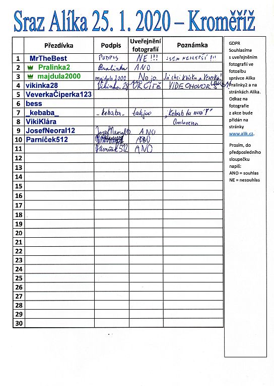 36. Prezenční listina
