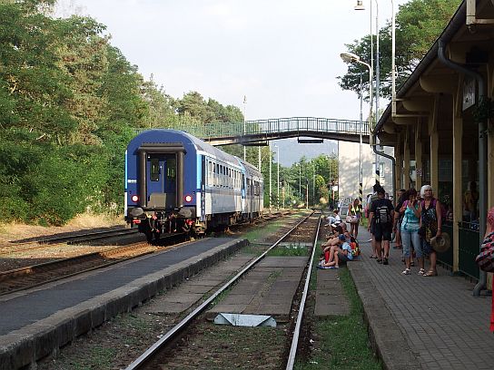 22. Vlak odvážející část účastníků srazu
