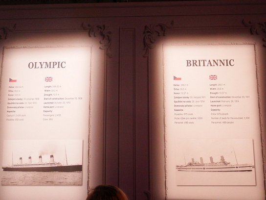 20. Údaje o Britannicu a Olympicu
