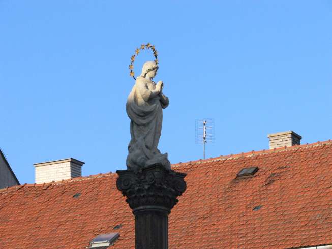 Socha v Bystřici Socha v Bystřici