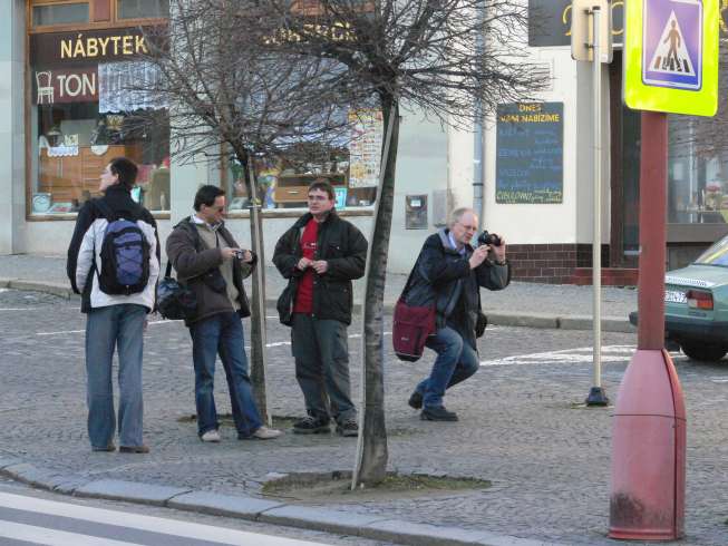 Účastníci srazu v Bystřici Účastníci srazu v Bystřici