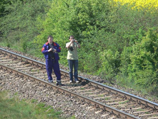 Fotografové na kolejích