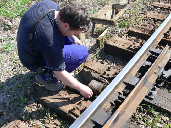 Přehazování výhybky