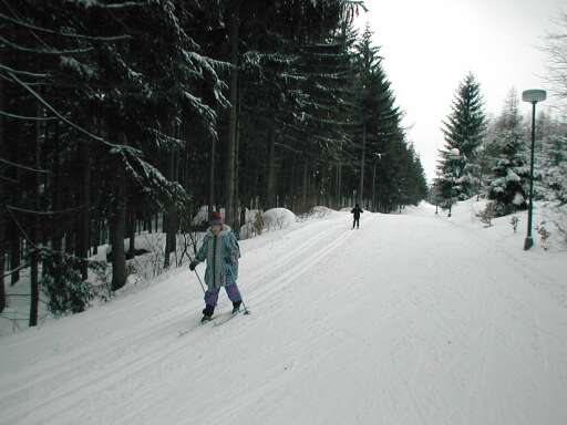 Michaela na lyžích Michaela na lyžích
