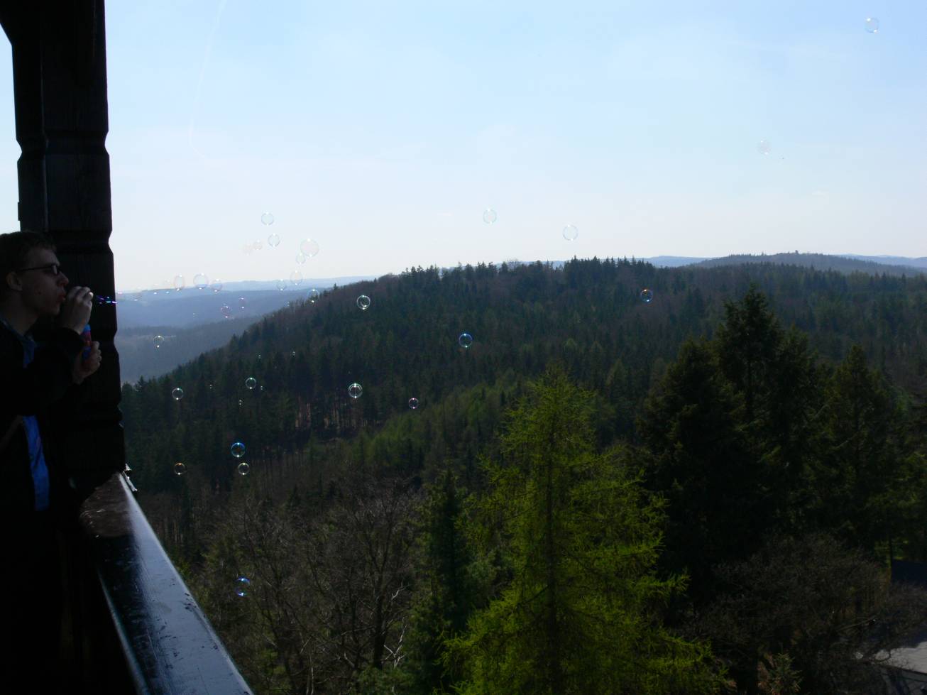 Bublinky u rozhledny