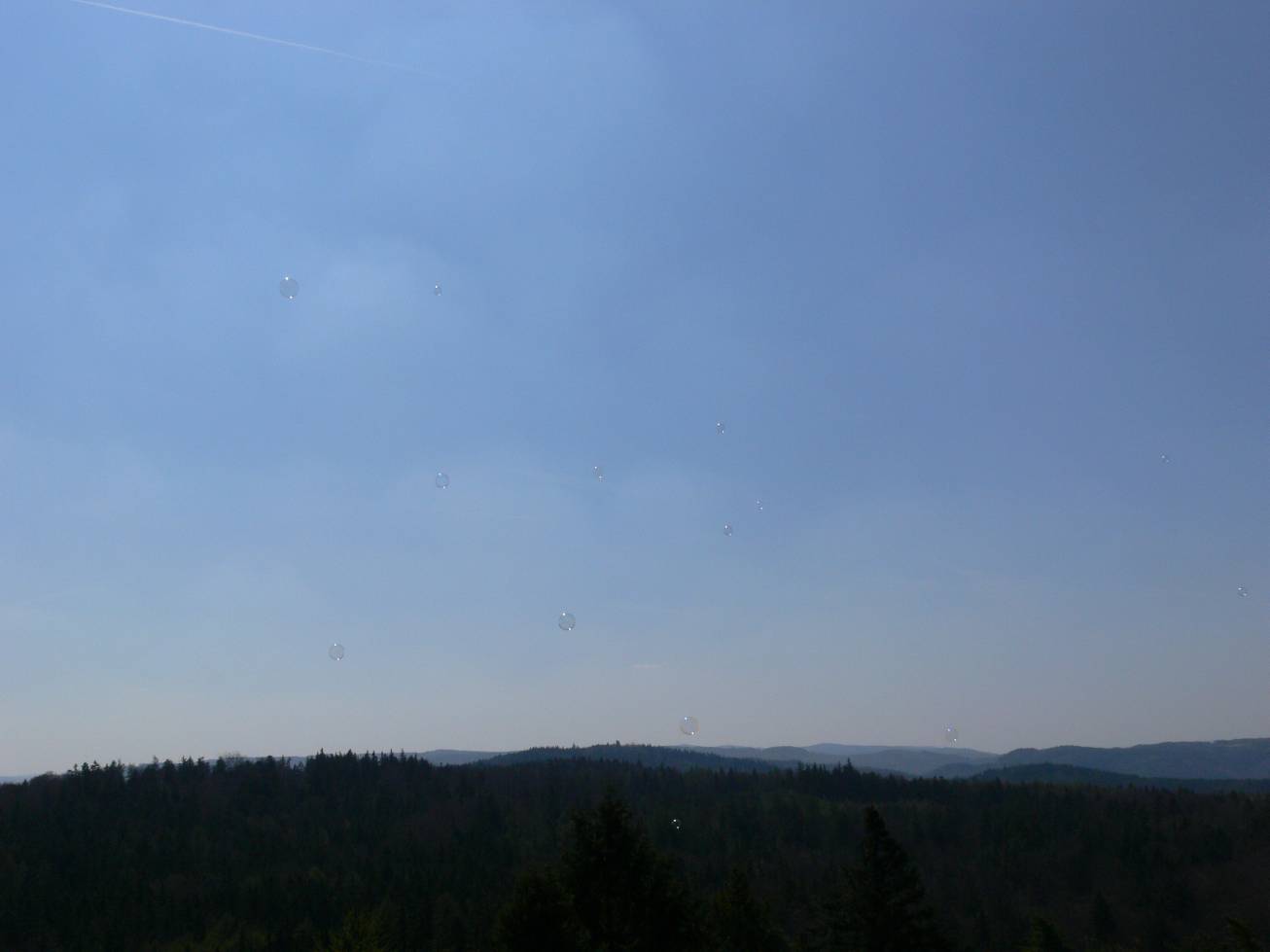 Bublinky u rozhledny