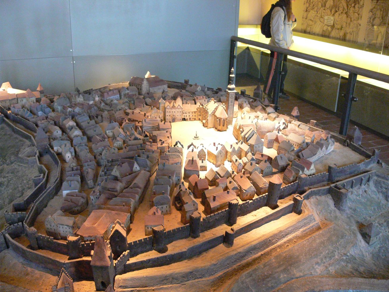 36. Zmenšený model města
