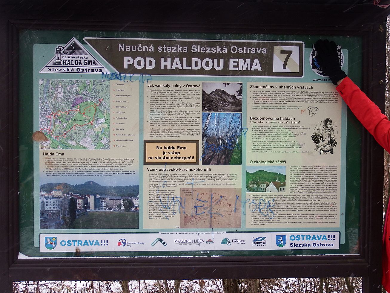 20. Informační tabule o haldě Ema
