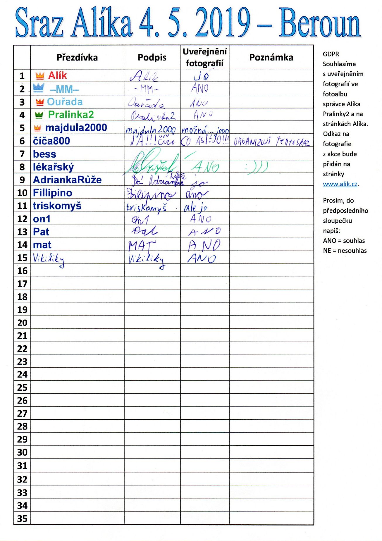 56. Prezenční listina
