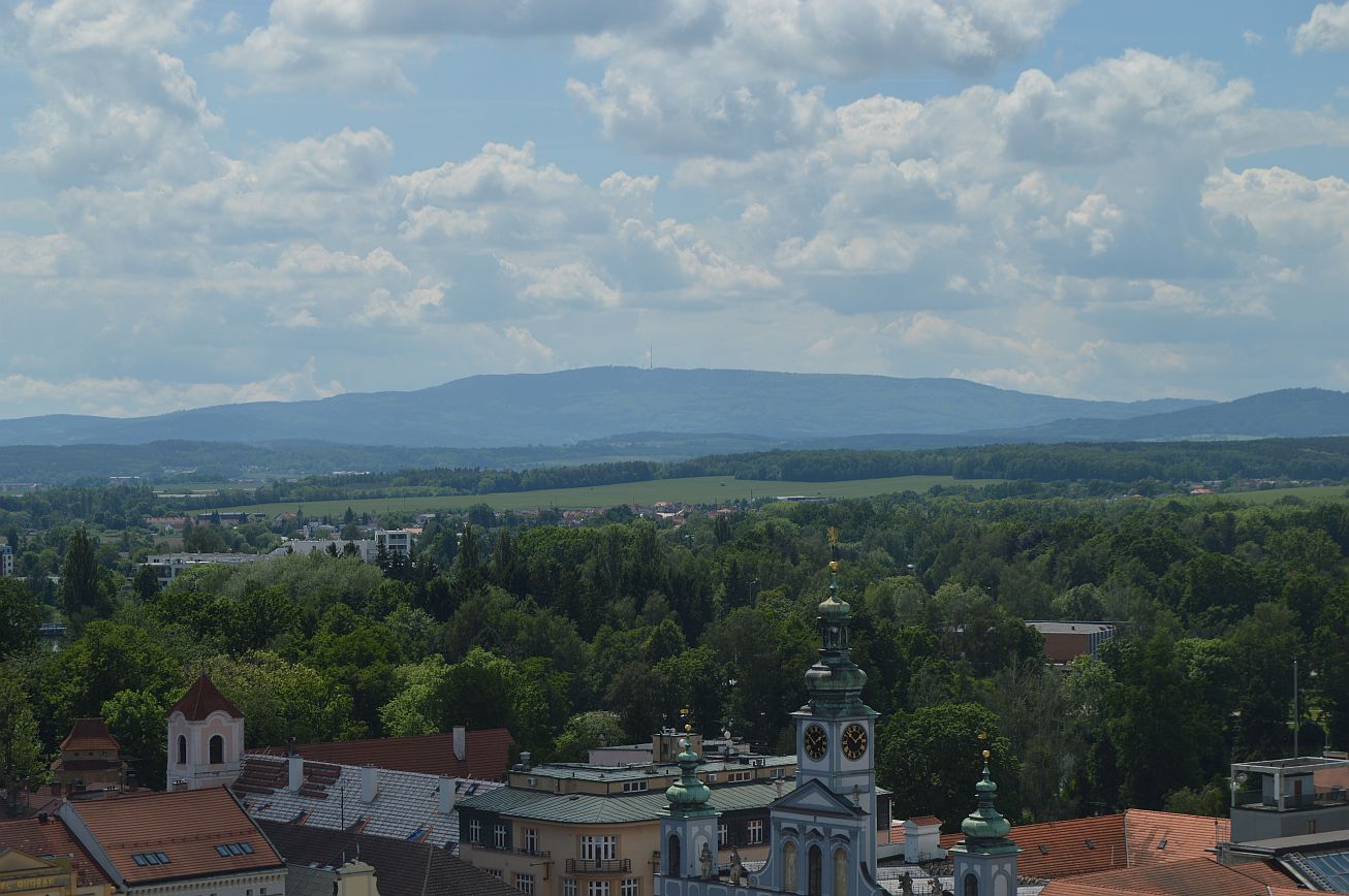 18. Výhled z Černé věže na Kleť
