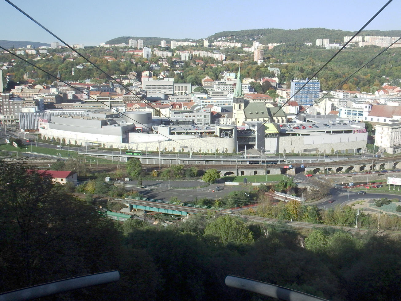 25. Pohled z lanovky
