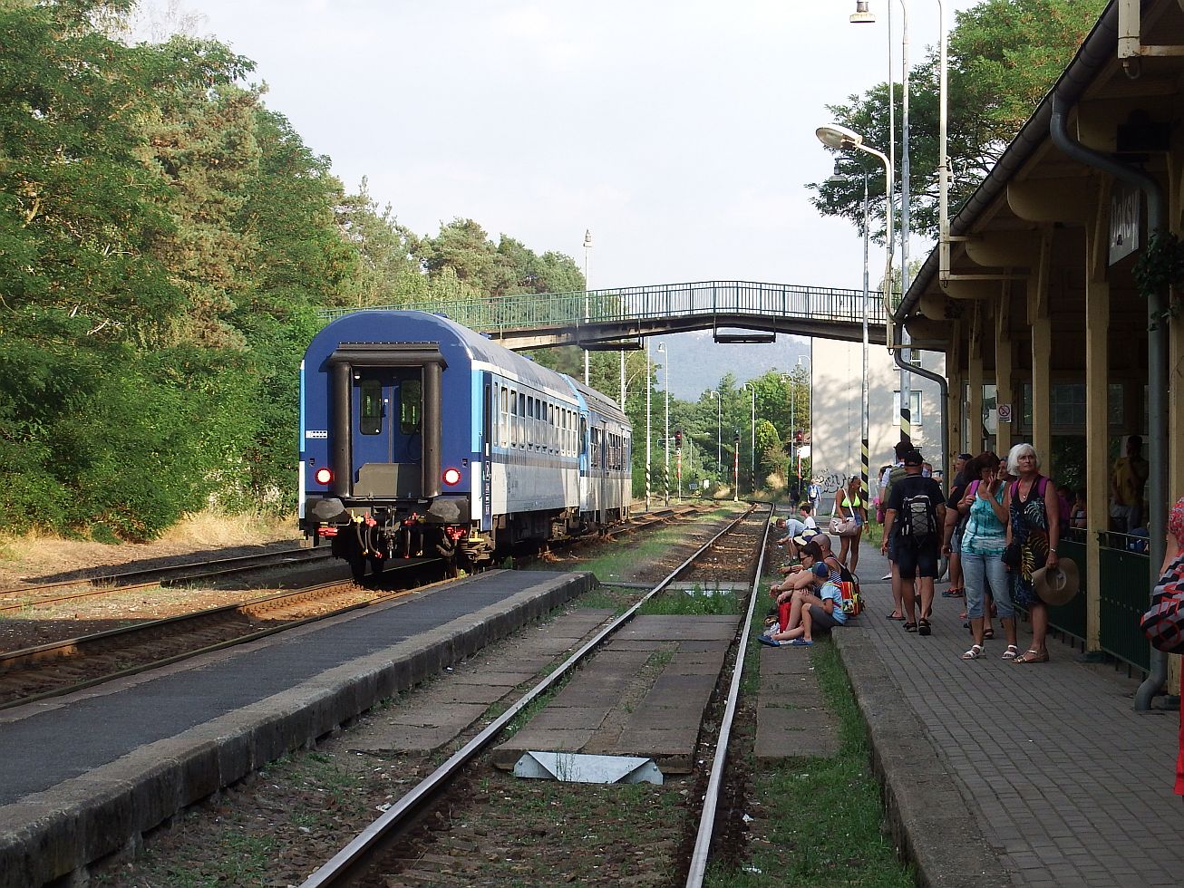 22. Vlak odvážející část účastníků srazu
