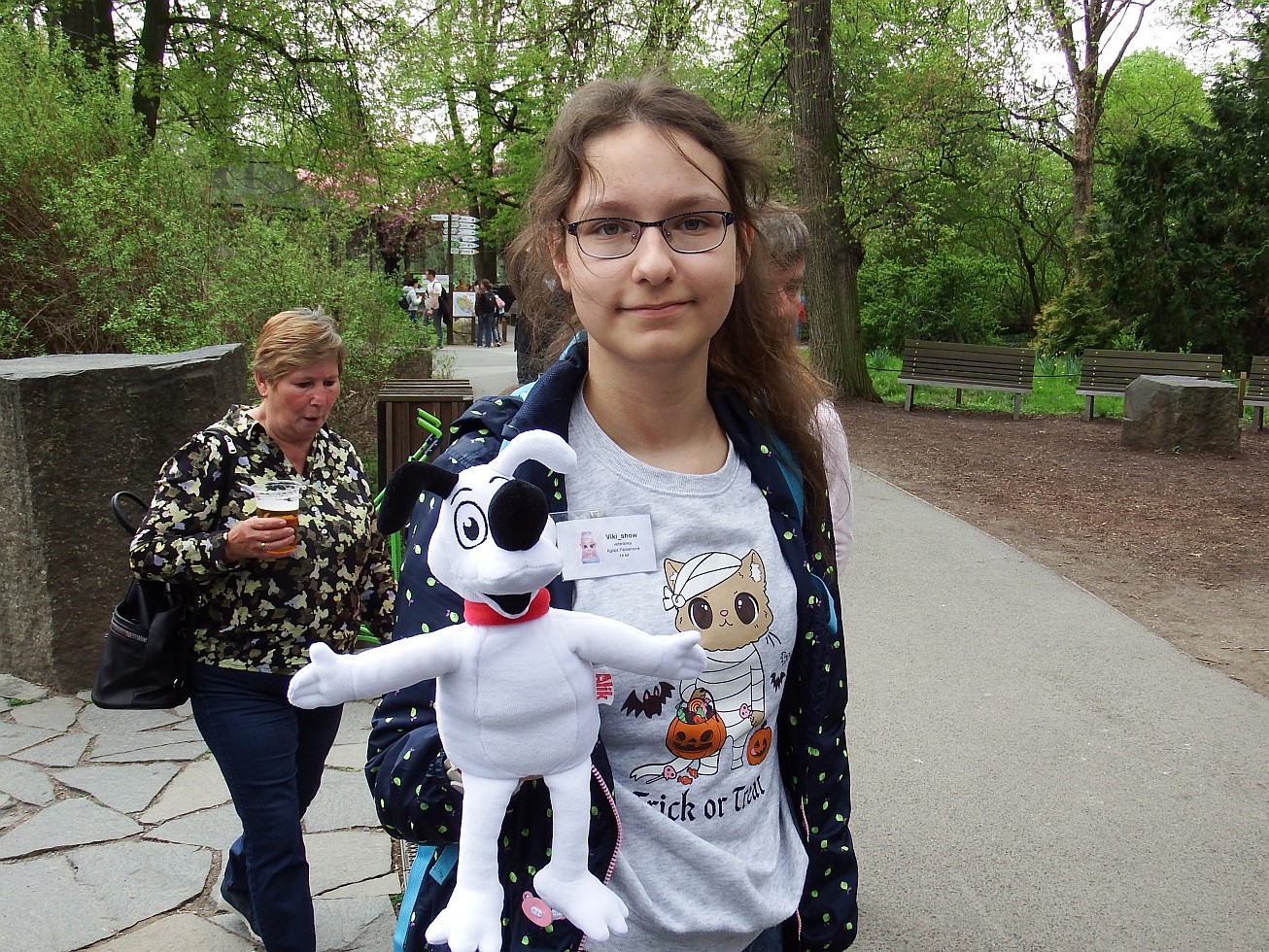 14. Účastnice srazu s malým Alíkem
