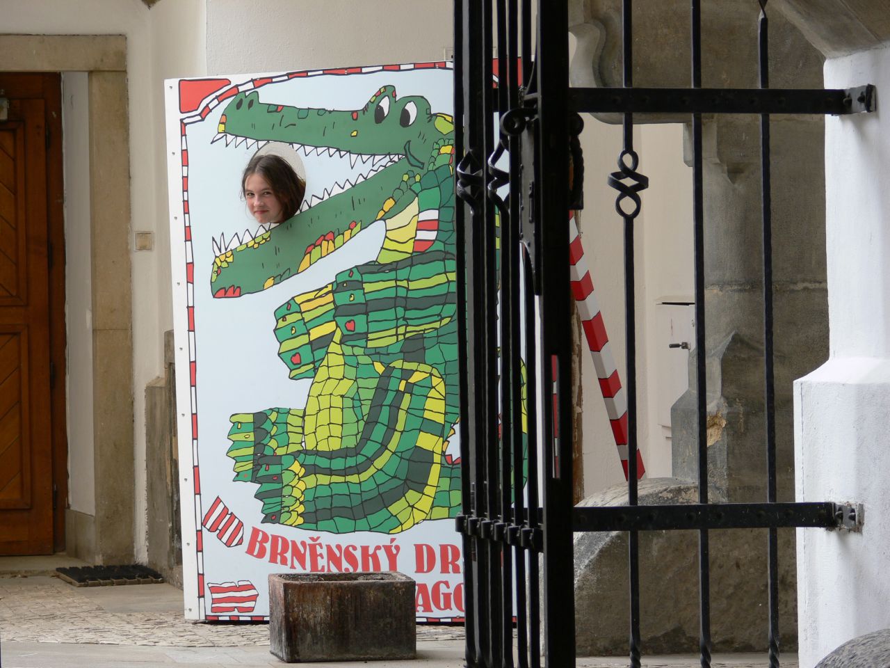 Brněnský drak žere účastnici srazu