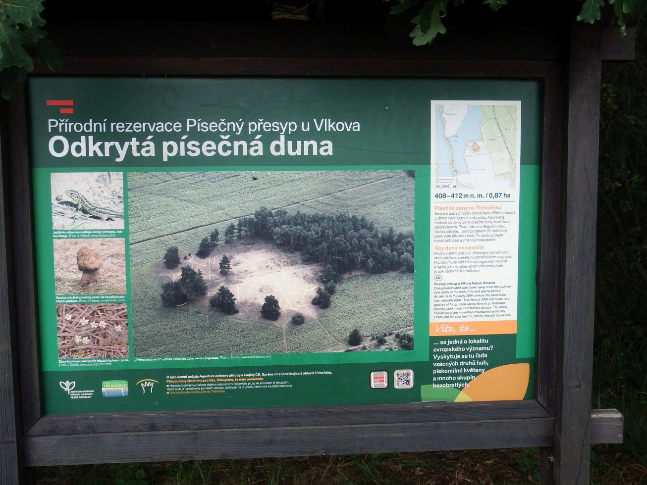 8. Popisek s písečnému přesypu
