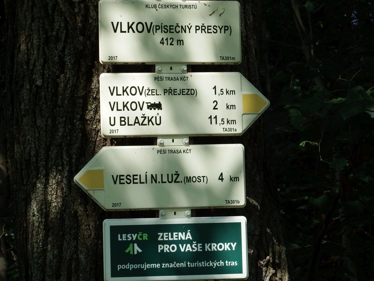 11. Turistická směrovka
