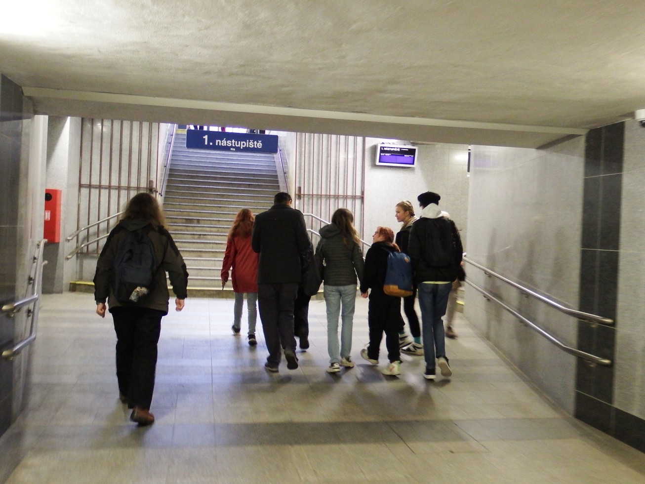 1. Začátek srazu na Hlavním nádraží
