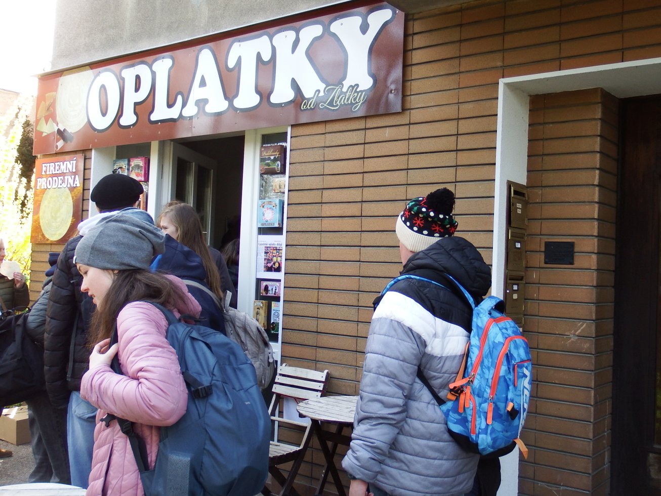 34. Prodejna oplatek
