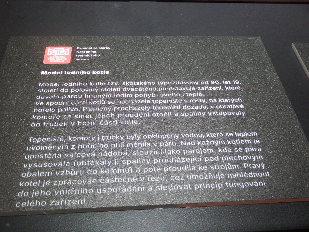 22. Informace o lodním kotli
