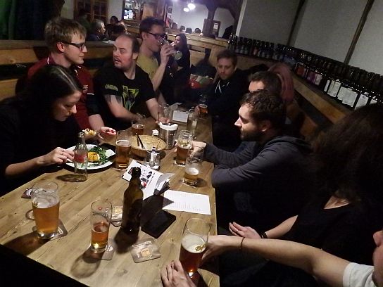 8. Účastníci srazu v 20:31 hodin
